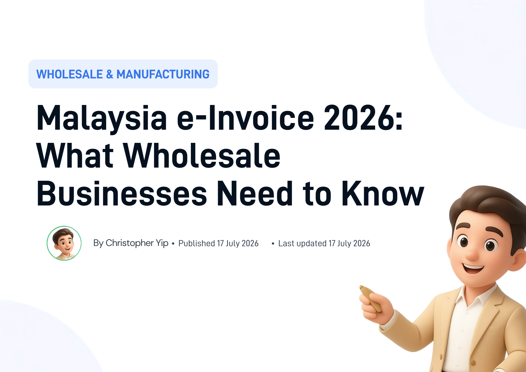 Cover image for Malaysia e-Invoice 2026: What Wholesale Businesses Need to Know