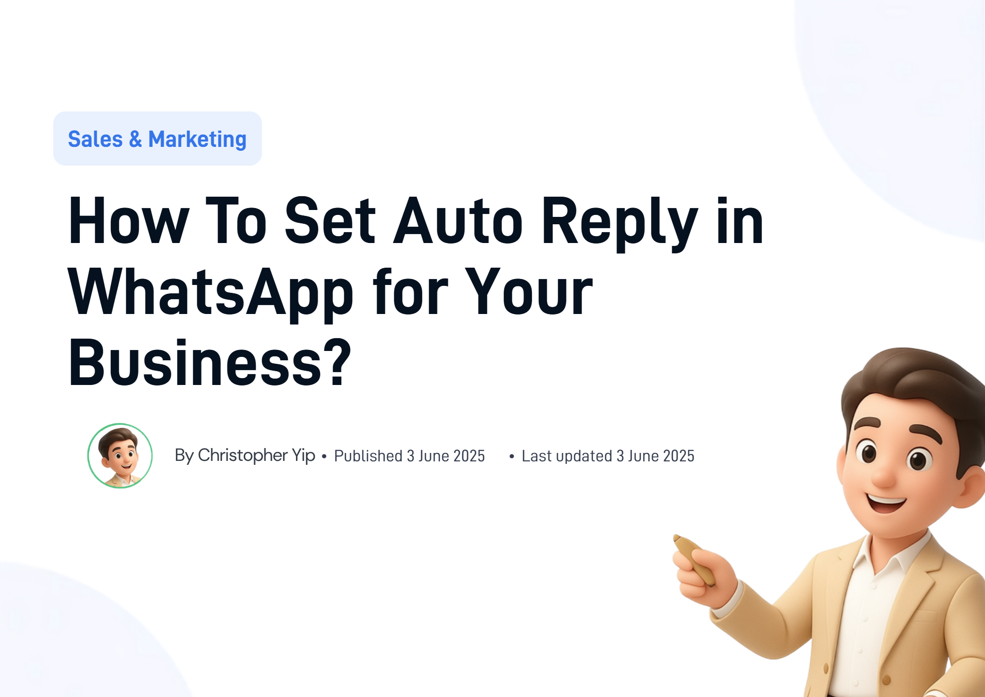 Cover image for How To Set Auto Reply in WhatsApp for Your Business