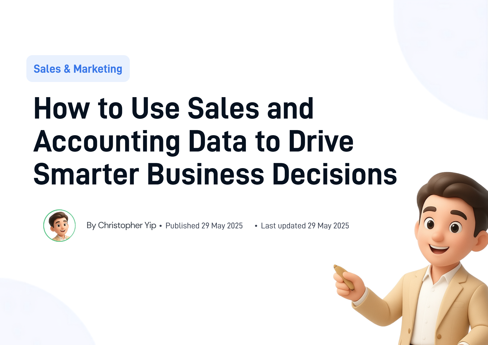 Cover image for How to Use Sales and Accounting Data to Drive Smarter Business Decisions