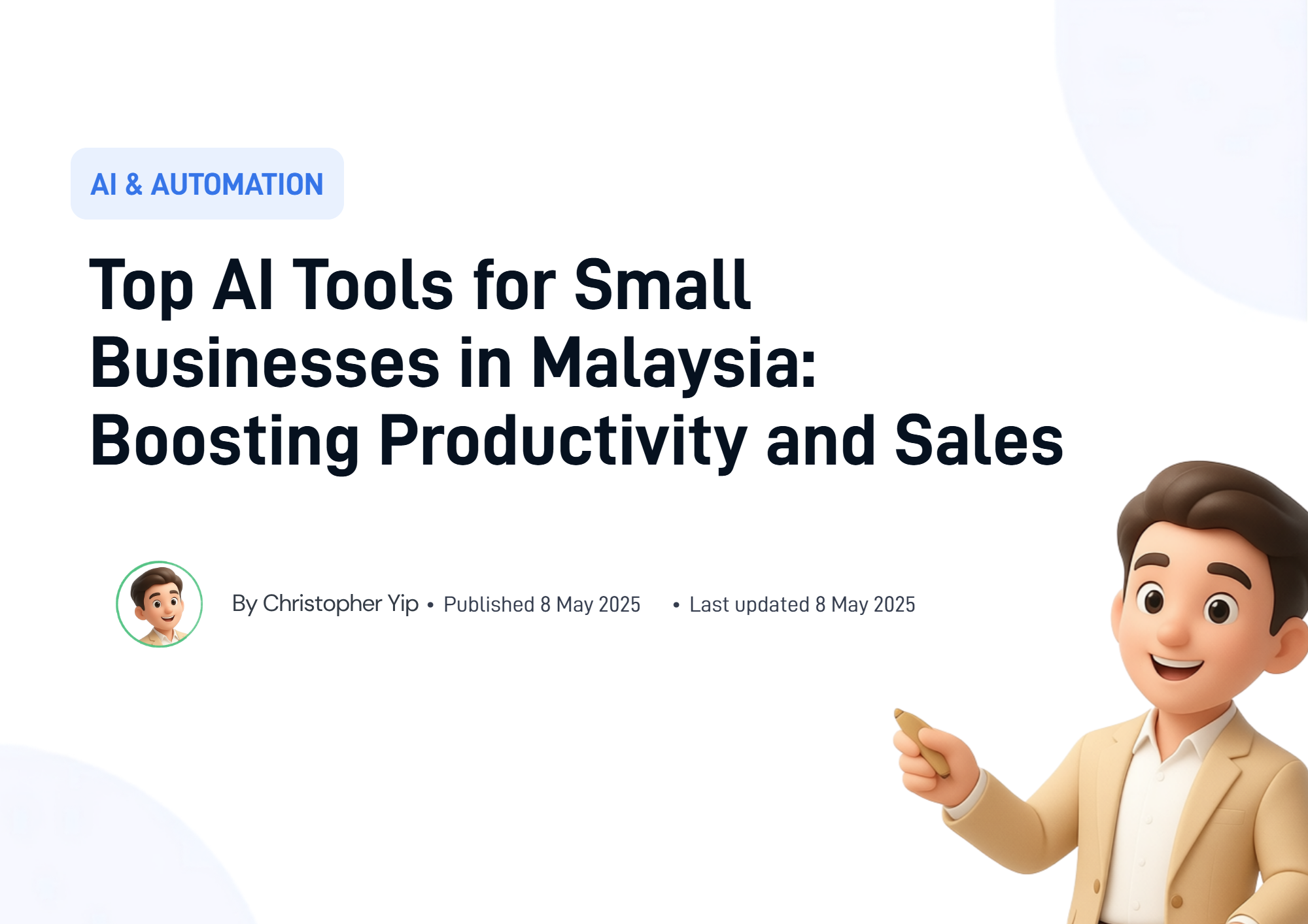 Cover image for Top AI Tools for Small Businesses in Malaysia: Boosting Productivity and Sales