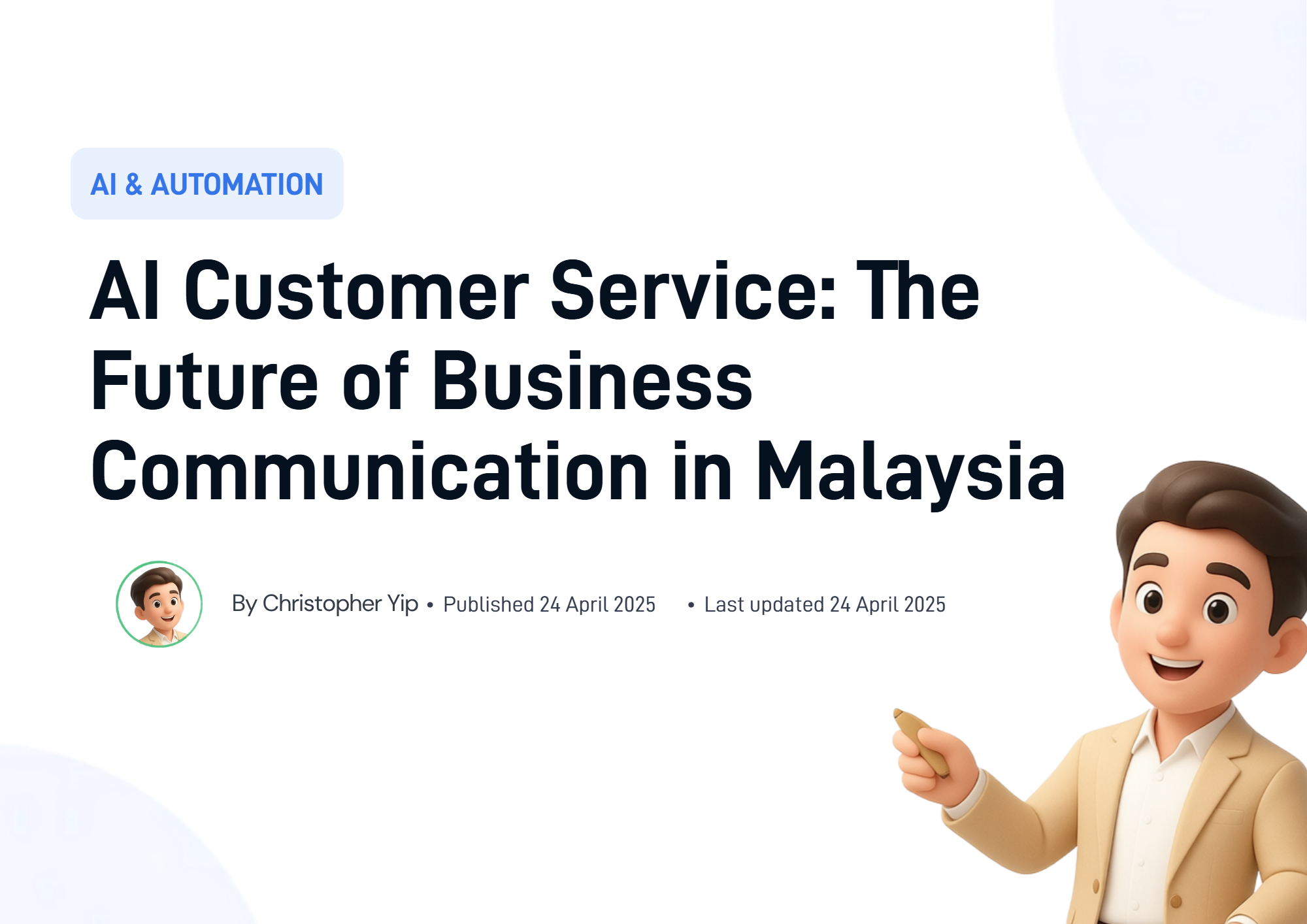 Cover image for AI Customer Service: The Future of Business Communication in Malaysia