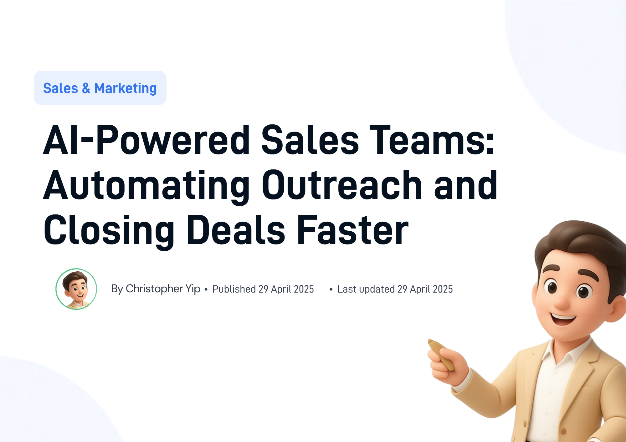 Cover image for AI-Powered Sales Teams: Automating Outreach and Closing Deals Faster