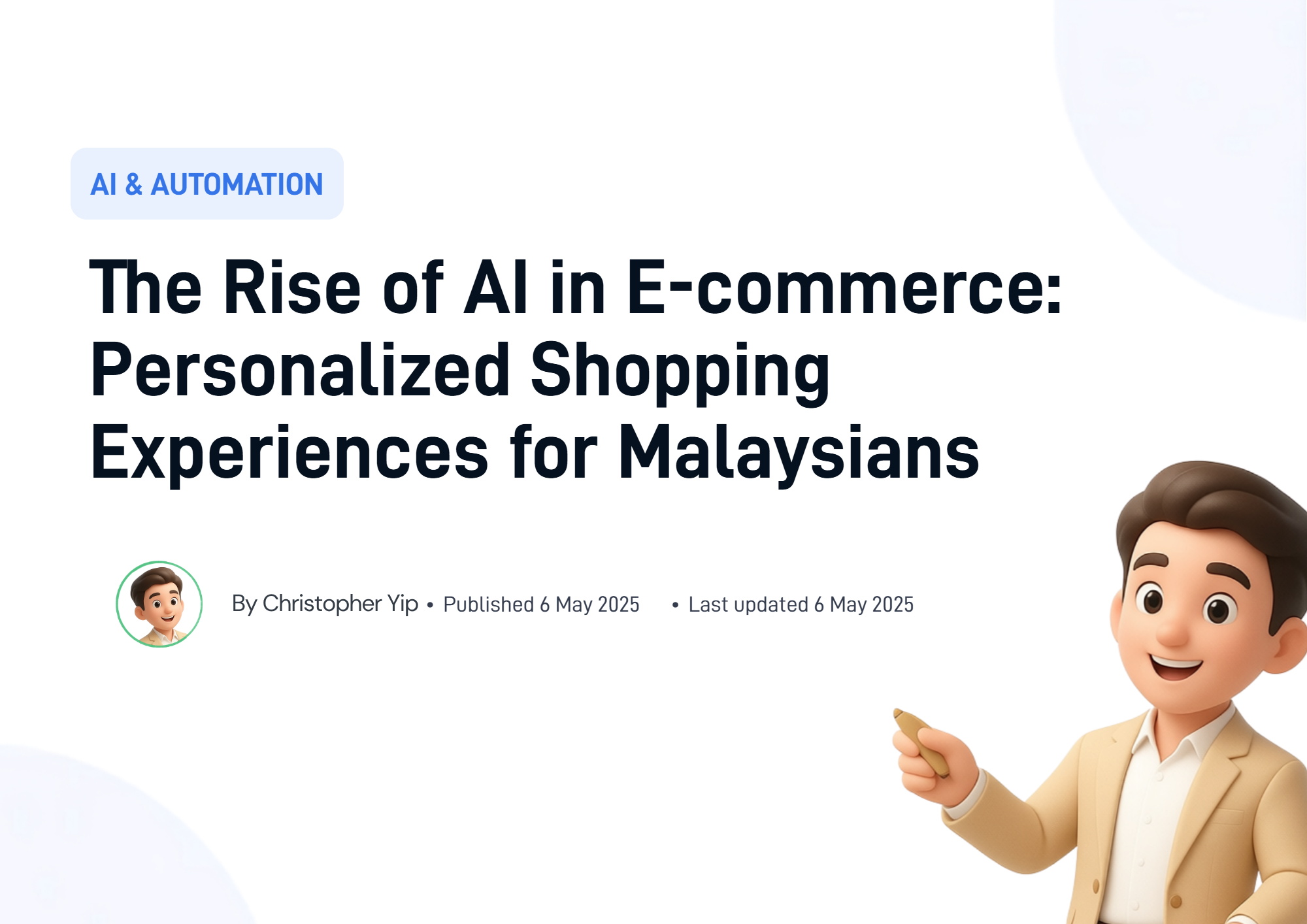 Cover image for The Rise of AI in E-commerce: Personalized Shopping Experiences for Malaysians