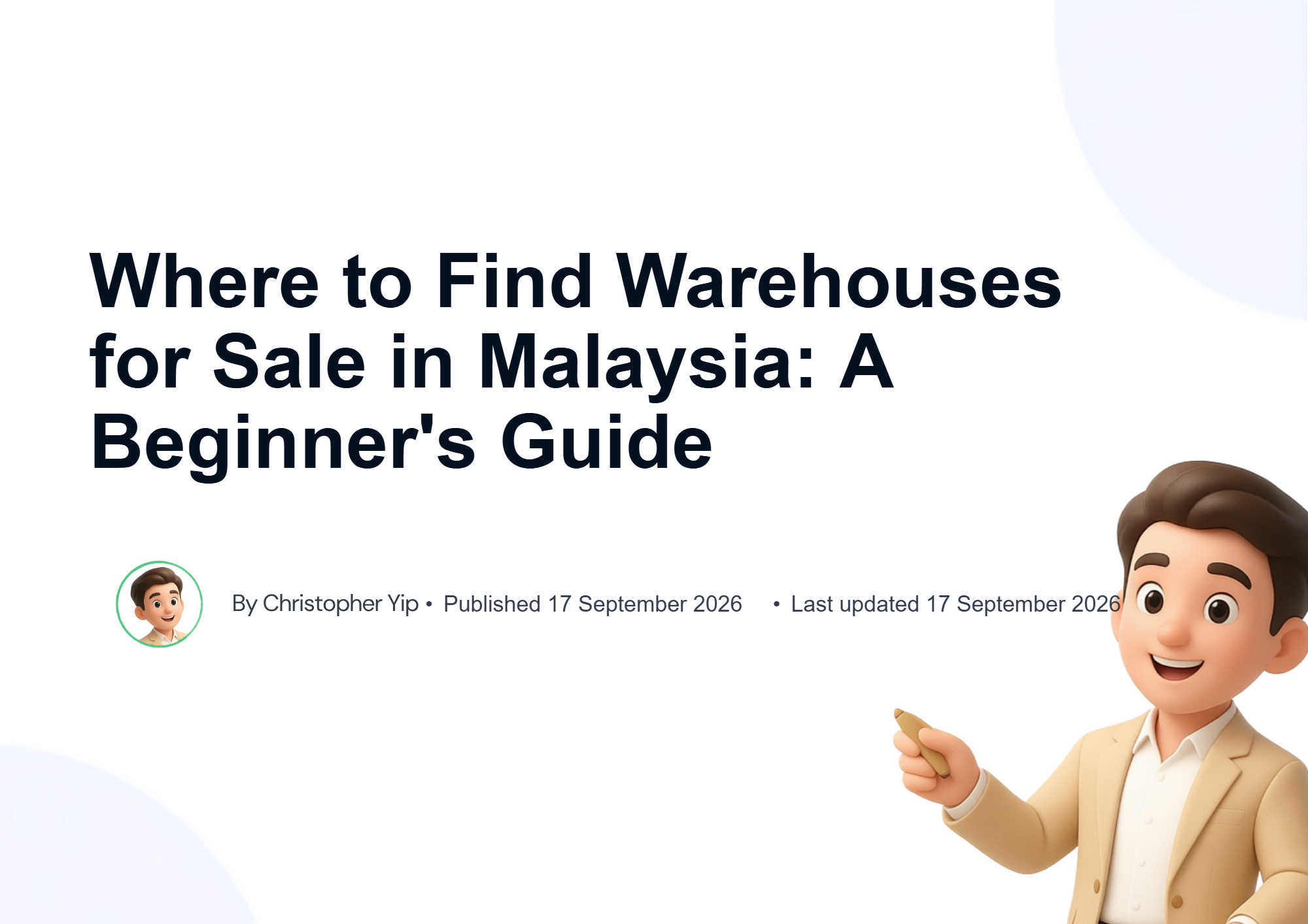 Cover image for Where to Find Warehouses for Sale in Malaysia: A Beginner's Guide